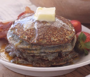 BLUE CORN PANCAKES  600